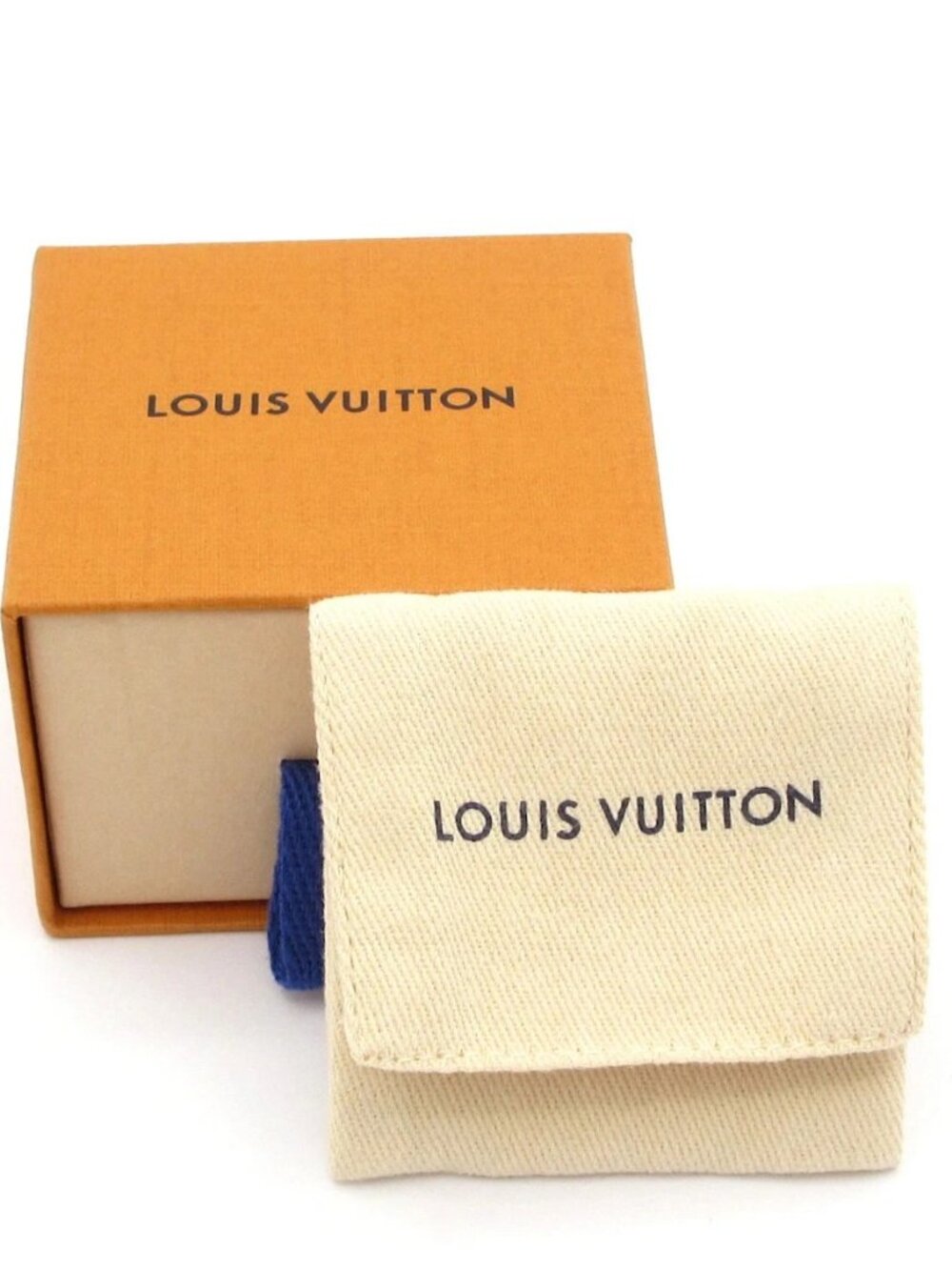 LOUIS VUITTON Earrings LV Iconic Louisa Strass M03242 Silver Clear - RM3275 - Picture 7 of 12